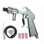 Sableuse pneumatique pistolet de sablage pneumatique sableuse décapage + 4x céramique buse 4 / 5 / 6 ... Sableuse pneumatique pistolet de sablage pneumatique sableuse décapage + 4x céramique buse 4 / 5 / 6 ...