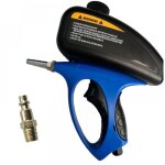 Sableuse portative, kit de pistolet de sableuse portable petite buse pistolet de sablage pneumatique ...