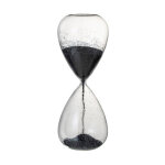 Paris prix - sablier déco 'perles' 40cm noir Paris prix - sablier déco 'perles' 40cm noir
