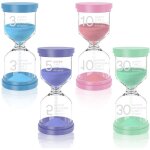 Sablier, sablier enfant, sablier 3, 5, 10, 30 minutes, couleur sablier, assistant de gestion du temps, ...