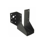 Simpson strong tie - sabot � ailes ext�rieures - t250 l. 46 / h. 102 mm - finition noire - simpson - ...