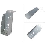Sabot aile intrieure avec lvre galvanis pour poutres de 6, 3 x