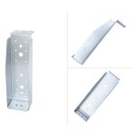 Wovar - sabot aile intérieure avec lèvre galvanisé pour poutres de 7, 5 x Wovar - sabot aile intérieure avec lèvre galvanisé pour poutres de 7, 5 x