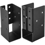 Sabot charpente 2x4 lot de 2, �querres de fixation cach�es en acier carbone anti - rouille, connecteurs ...