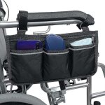 Sac d'accoudoir pour fauteuil roulant - sac pour fauteuil roulant oxford sac de scooter portable �tanche ...