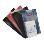 Sac d'application avec ferm. velcro et corde format a4 rouge