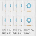 Sacs d'aspirateur 496186 pour festool selfclean ct 36 / ctm 36 e / ctl 36 e cleantec s�rie aspirateur ...