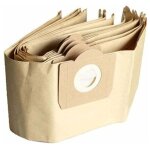 Sac aspirateur karcher wd3, lot de 5 sacs droits aspirateur pour karcher wd3, wd 3 premium, wd3200, wd3500p, ...