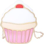 Sac � bandouli�re personnalis� en forme de nourriture avec messager de dessin anim� mignon (g�teau de ...