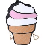 Sac � bandouli�re personnalis� messager en forme de nourriture (cr�me glac�e)