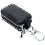 Sac � cl�s tiss� de haute qualit� avec fermeture �clair � double couche � la taille, sac � cl�s de voiture ...