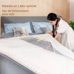 Sac de compression sous vide extra large pour matelas latex, couettes, oreillers, rangement et transport, ...