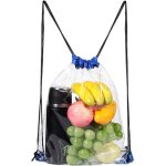 Sac � cordon transparent �tanche en pvc - sac � dos sport pour yoga, gym, voyages