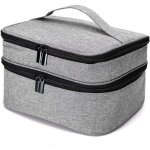 Sac de couture, sac de rangement pour outils de couture, double �tui � accessoires de couture pour aiguilles, ...