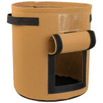 Sac de culture pour patates douces et pommes de terre - marron 25x30 cm (4 gallons)