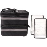 Sac � dos isotherme 50l pour livraison de pizzas et plats � emporter, extensible pour camping et voyages ...