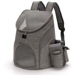 Sac � dos de transport pour animaux de compagnie avec sac � crottes, compartiment pour friandises pour ...