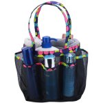 Sac de douche portable en maille pour dortoir d'tudiant de salle de bain - grand sac de douche pour ...