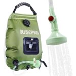 Sac de douche solaire, 20 litres, camping, temp�rature 45 �c, randonn�e, escalade