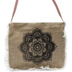Sac fab fringe - imprim mandela - vendu par 1