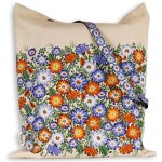 Sac folklorique opole prairie de fleurs imprgn beige