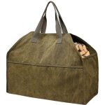 Sac fourre - tout en toile paisse pour bois de chauffage, bote  outils portable de grande capacit ...