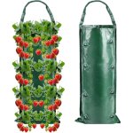 Sacs � fraises suspendus (lot de 2) � 8 trous - sacs de plantation pour fraises - sacs de culture pour ...