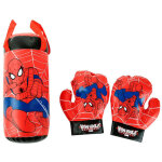 Sac de frappe spider - man pour enfants, jouet de boxe avec gants et support r�glable, cadeau d'anniversaire ...