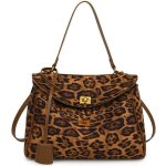 Sac grande capacit� � imprim� l�opard, petit format.