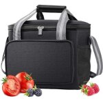 Sac isotherme 15l, glaci�re souple isotherme, sac picnic pliable, grande capacit�, imperm�able, sac r�frig�ran ...