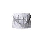 Sac  langer multi poches en tissu - blanc  motifs astronomie - 35 x 35 x h 13 cm - livraison gratuite ...