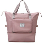 Sac � main pliable, sac de voyage, sac de yoga et de sport, bandouli�re spacieuse, rose ?