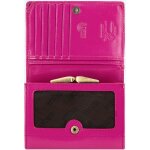 Sac � main wittchen pour femme, format moyen, en cuir fuchsia naturel