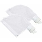 Sacs de nettoyage de piscine, lot de 2 sacs filtrants en nylon avec fermeture clair avec filtre de rechange ...