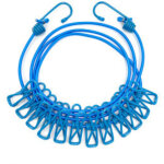 Sac opp bleu ciel corde � linge pour voiture pour le s�chage en ext�rieur, balcons de dortoirs scolaires ...