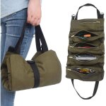 Sac  outils en toile, sac  outils polyvalent portable, pochette pour cl  molette avec 5 poches zippes, ...