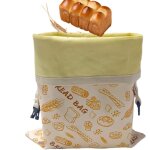 Sacs � pain en cire d'abeille, sacs de conservation pour les en - cas, bo�tes � pain tranch� r�utilisables ...