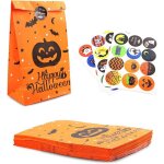 Sac en papier halloween, sac � bonbons, ensemble de sacs cadeaux, sac en papier kraft 36 pi�ces, sac ...