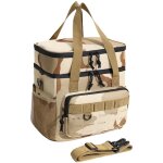 Sac de pique - nique d'extrieur de grande capacit, double couche, isotherme, avec bandoulire rglable ...