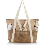 Sac de plage imperm�able, grand cabas avec poches et fermeture �clair, id�al plage, piscine, voyage, ...