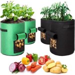Sac de plantation geotextile , 4 sac plantation pomme de terre (2 pices 10 gallons, 2 pices 7 gallons), ...