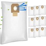 Sac � poussi�re de rechange for aspirateur bosch gas35, gas35l afc, s�rie 2607432037(10pcs)