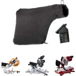 Sac � poussi�re pour scie � onglet mod�le 255, sac � poussi�re noir 9  avec fermeture �clair et support ...