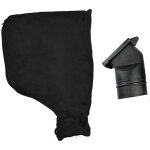 Sac  poussire pour scie  onglet modle 255, sac  poussire noir 9  avec fermeture clair et support ...