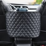 Sac de rangement pour dossier de sige auto, grande capacit, organiseur de sac  main en cuir
