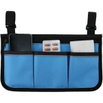 Sac de rangement pour fauteuil roulant avec poches, bandes rflchissantes, accoudoir latral, pour fauteuil ...