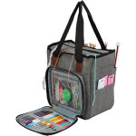 Sac de rangement en laine adapt au transport de tricot / crochet et d'accessoires. les sacs vous protgent ...