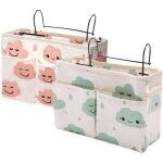 Sac de rangement de nuit, lot de 2 sacs de rangement de chevet pour rangement de chevet pour t�l�commande, ...