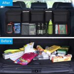 Sac de rangement pliable et multifonctionnel pour coffre de voiture, pour suv Sac de rangement pliable et multifonctionnel pour coffre de voiture, pour suv