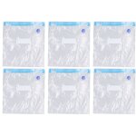 Sacs de rangement sous vide 26x3 4cm / 10, 2x13, 4 pouces, 6 pi�ces, gain de place, bonne �tanch�it�, ...